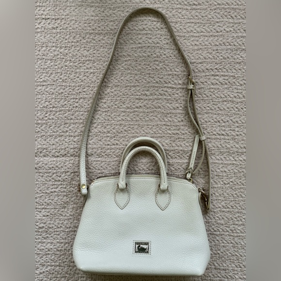 Dooney & Bourke Handbags - Dooney & Bournke White Small Shoulder Bag